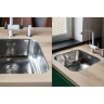Мойка OMOIKIRI OMI 44-U/IF-IN Quadro нерж.сталь/нержавеющая сталь 4993494