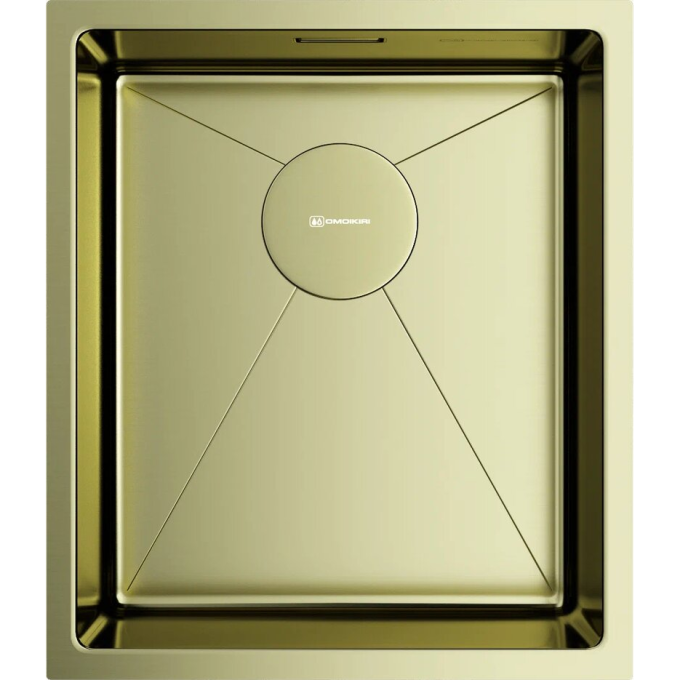 Мойка OMOIKIRI TAKI 38-U/IF-LG Нерж. Сталь/светлое золото 4973092